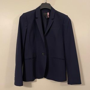 J Crew BiStretch Classic Navy Blazer - lightweight wool blend